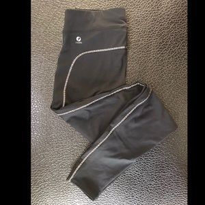 Oiselle running tights, reflective detail